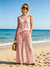 Women's Waffle Casual Two-Piece Set