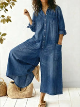 Women's Cozy And Casual Cotton linen Jumpsuit
